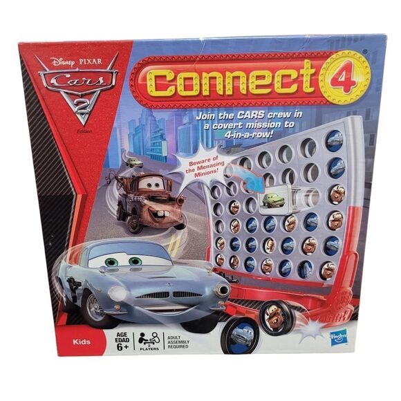 Disney Cars 2 Connect 4 game - Picture 1 of 5